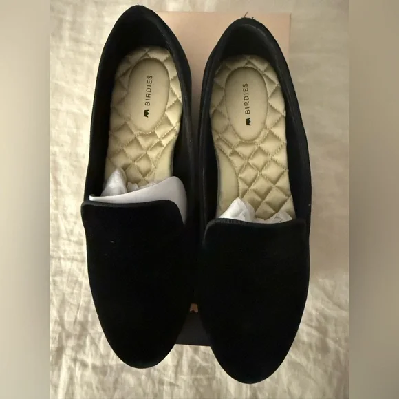 BIRDIES Starling Black Velvet Loafer, size 9.5, New in box - Picture 6 of 15